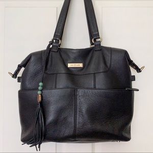 lily jade shaylee black convertible diaper bag